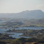 Looking south across the Isle of Seil and Luing towards Scarba and Jura