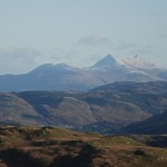 Looking north east to Ben Cruachan